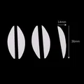 Modelli di carta pretagliati a forma di foglia per fiori fai da te (14x36mm) - Stile 9-Foglia / Set da 24