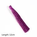 Elegante nappa decorativa viola da 12 cm per nodi cinesi fai-da-te e progetti creativi - 1 Pezzo / Violetto