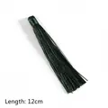 Nappina di seta verde scuro da 12 cm per la creazione di gioielli fai-da-te e capelli - 1 Pezzo / Verde scuro