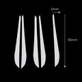 Materiale artigianale fai-da-te fette di foglie bianche per forcine per capelli, 60mm - Stile 17-Crisantemo / Confezione
