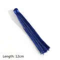 Nappa in seta blu reale fatta a mano per gioielli fai da te e capelli - 1 Pezzo / Blu zaffiro