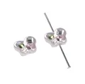 Perles papillon en acrylique avec strass colorés pour la création de bijoux faits main DIY - Diamant Carré Transparent En Forme De Papillon 13 X 10 Mm Diamètre Du Trou D'environ 1 Mm / 1 Pièce par Paquet