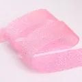 Pink sparkling glitter ribbon for DIY hair accessories and floral gift packaging - Pink
