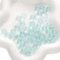 Perles de verre facettées bleu clair 10mm pour bijoux DIY, bracelets et accessoires - Aqua
