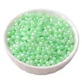 High-quality 4mm mint green glass seed beads for DIY handmade jewelry and craft projects - 4mm (15g/Pack) / Light Green