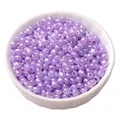 High-quality 4mm lavender cream glass seed beads for handmade DIY jewelry and crafts - 4mm (15g/Pack) / Blue Purple