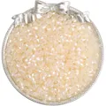 4mm cream unicorn bicone glass beads for DIY handmade jewelry accessories in a tray - 4mm (10g/Pack Approx 140 Pcs) / Champagne