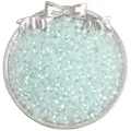 Perline in vetro bicono verde menta finitura unicorno 4mm per creazione gioielli DIY - 4mm (10g/Confezione Circa 140 Pezzi) / Azzurro