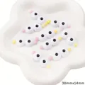 Patchs yeux mignons en acrylique pour poupées DIY et décoration, taille 38 x 14 mm - 36x14mm (5 Pièces/Paquet)