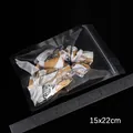 Sacchetto in plastica PE spesso ad alta trasparenza con chiusura, misura 15x22cm - 15x22cm 10 Pezzi/Confezione / 15x22cm