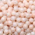8mm peach marbled glass round beads for DIY jewelry making - 8mm Hole Approx 1mm 30 Pcs/Pack / Apricot
