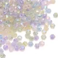 Hoogwaardige iriserende gefacetteerde bicone kristallen kralen voor DIY sieraden - Lichte Macaron