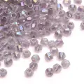 Premium lavendel iriserende gefacetteerde diamanten kristallen kralen voor doe-het-zelf - Champagne Paars