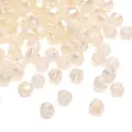 Gefacetteerde iriserende witte kristallen kralen voor DIY-sieraden maken accessoires - Irillerend Beige