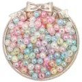 Mixed macaron color acrylic AB bubble beads for DIY jewelry and accessory crafting - Random Spring Theme
