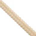 Perles rondes en verre translucide crème 8 mm pour la fabrication de bijoux DIY - 50 Pièces (Env. 8mm/Trou 1mm) / Abricot (82)