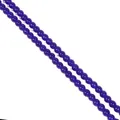 Perles rondes en verre bleu profond de 8 mm pour la création de bijoux DIY et bracelets - 50 Pièces (8mm/Trou Env. 1mm) / Bleu saphir