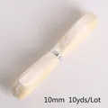Cream 10mm satin ribbon with Just for you print, 10 yards lot for gift wrapping - Width 10mm 10 Yards / Beige