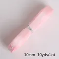 10mm Pink satin ribbon printed with Just for you text, 10 yards per lot for gift packing - Width 10mm 10 Yards / Pink