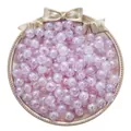 Iridescent light purple acrylic bubble beads for DIY jewelry making and craft projects - Light Purple