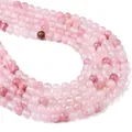 Perle tonde di giada persiana sintetica rosa di alta qualità per la creazione di gioielli - 6mm (Foro 1mm, circa 65 pezzi) / Rosa chiaro