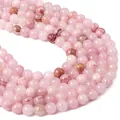 Perle tonde in giada persiana sintetica rosa di alta qualità per gioielli fai da te fatti a mano - 10mm (Foro 1mm, circa 40 pezzi) / Rosa chiaro