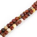 Multi-color faceted natural stone agate beads for DIY handmade jewelry making - Diameter 6mm Length 38cm 15 Inches Approx 62 Beads/Strand 1 Strand/Pack / Natural Color Egg Yolk Stone