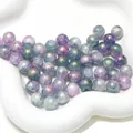10 mm mehrfarbige Aura-Glasperlen mit Goldpulver für die DIY-Schmuckherstellung - 20 Stück/Packung (10mm) / Aurora Blau Farbe 2