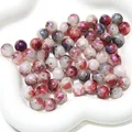 Set mit 10mm marmorierten Glasperlen mit Goldpulver für DIY-Schmuckherstellung - 20 Stück/Packung (10mm) / Aurora Blau Farbe 4