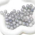 Runde 10 mm schillernde Crackle-Glasperlen mit Goldpulver für DIY-Schmuckherstellung - 20 Stück/Packung (10mm) / Aurora Blau Farbe 6