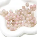 Elegante 10 mm rosa Glasperlen mit Perlglanz für DIY-Schmuckherstellung und Basteln - 20 Stück/Packung (10mm) / Aurora Blau Farbe 12