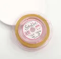 100m gold nylon coated stainless steel wire for DIY jewelry beading - 0.6mm 3 Meter Pack / Gold
