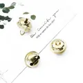 Campanellini dorati grandi in ferro per decorazioni natalizie e accessori fai da te - Confezione da 10 / Oro
