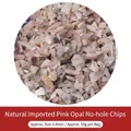 Naturrosa Opal ungebohrte Bruchsteine, Größe 3-8mm, 50g Packung für DIY-Schmuck - Natürlicher Rosa Opal