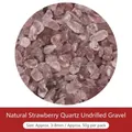 Natürliche Erdbeerquarz-Steine 3-8mm 50g pro Packung für DIY-Schmuckherstellung - Erdbeerquarz