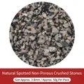 Natürliche gepunktete Dalmatiner Jaspis Steine, 3-8mm ungebohrter Kies für DIY Schmuck. - Natürlicher Dalmatinerstein