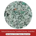 Natürliche ungebohrte Amazonit-Edelsteine für DIY Schmuckherstellung 3-8mm 50g Packung - Natürlicher Amazonit