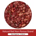 Natürliche rote porenfreie Bruchsteine, 3-8 mm, für DIY-Schmuckherstellungszubehör - Synthetischer roter Korallenstein