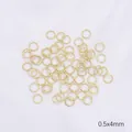 Premium gold filled 0.5x4mm open jump rings for DIY handmade jewelry making findings - Jump Ring (14K Gold Filled) / 4mm/50 Pieces