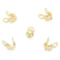 14K goud gevulde kalotten voor DIY sieraden maken en afwerking van kettingen onderdelen - 10 Stuks Verpakking / 14K Goudkleur