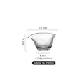 Handmade crystal glass fair cup with starry bubble patterns and 150ml capacity - Type A Raindrop Bubble Fairness Cup