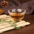 Authentic Japanese style hammer-textured glass tea cup for Kung Fu tea ceremony - Style 4 (KB001)