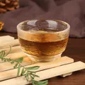 Handcrafted Japanese style hammered texture glass teacup for elegant kung fu tea - Style 8 (KB001)