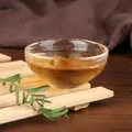 Japanese style hammered texture clear glass tea cup for Kung Fu tea ceremony set - Style 15 (KB001)