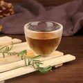 Japanese style hammer pattern glass teacup for Kung Fu tea ceremony, single SKU view - Style 21 (KB001)