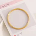 High-quality golden memory steel wire loops for DIY handmade jewelry crafting accessories - 0.6mm Thickness 6cm Diameter / 10 Loops Pack / Gold