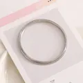 Professional silver steel memory wire loops for DIY bracelet and necklace making. - 0.6mm Thickness 6cm Diameter / 10 Loops Pack / White Gold