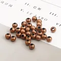 Antique bronze round iron spacer beads for DIY jewelry making and handmade accessories - Antique Red