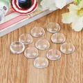 High transparency circular glass cabochons for DIY jewelry making accessories - 12mm (50 Pieces/Pack)