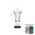 Matglazen theekop met negenstaartige vos-reliëf, 68 ml inhoud, inclusief luxe geschenkdoos - Cyaan Ngen-Tailed Vos (Ngen-Tailed Beker)